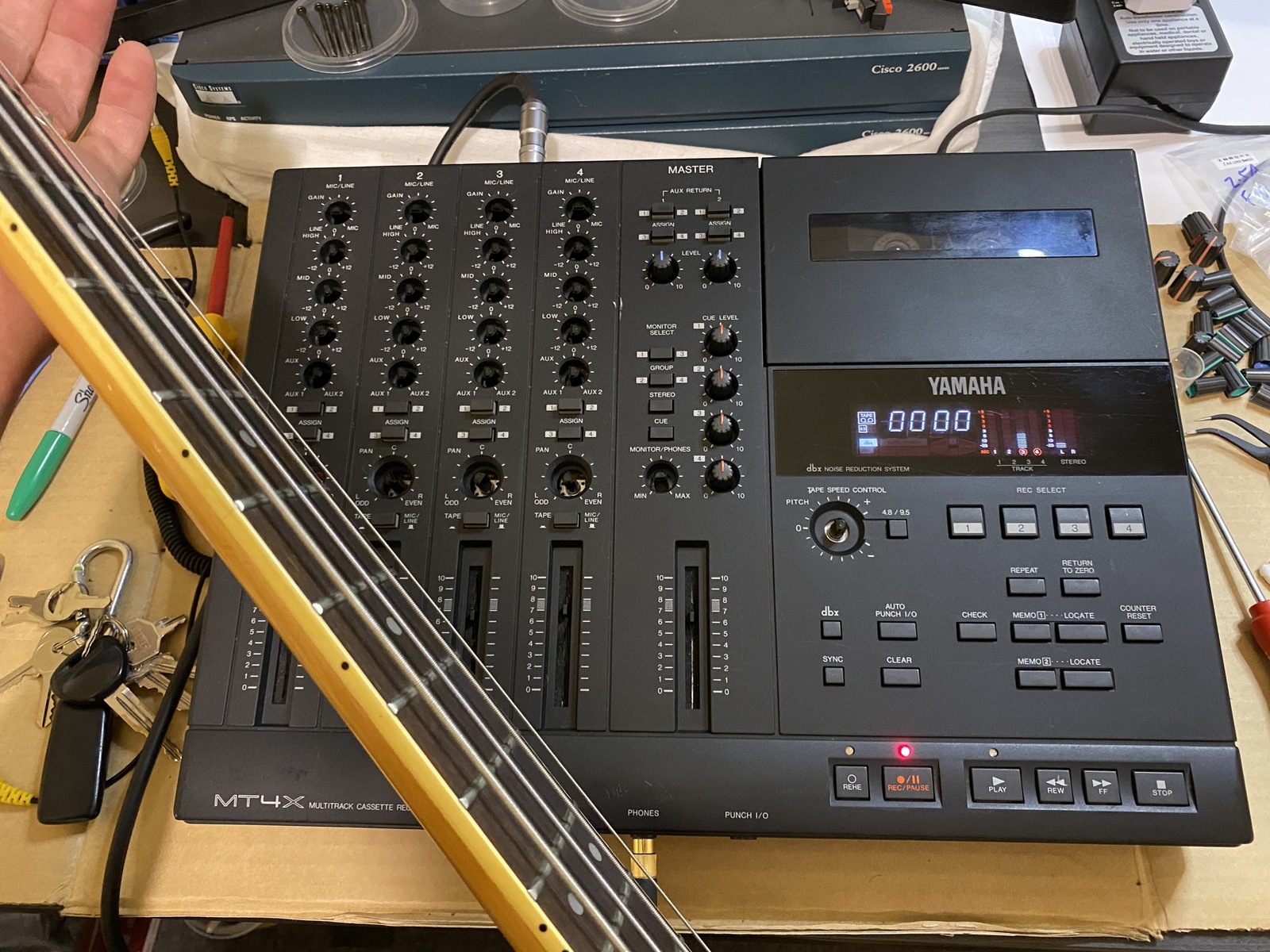 Yamaha MT4X Multitrack Cassette Recorder: Disassembly & Service