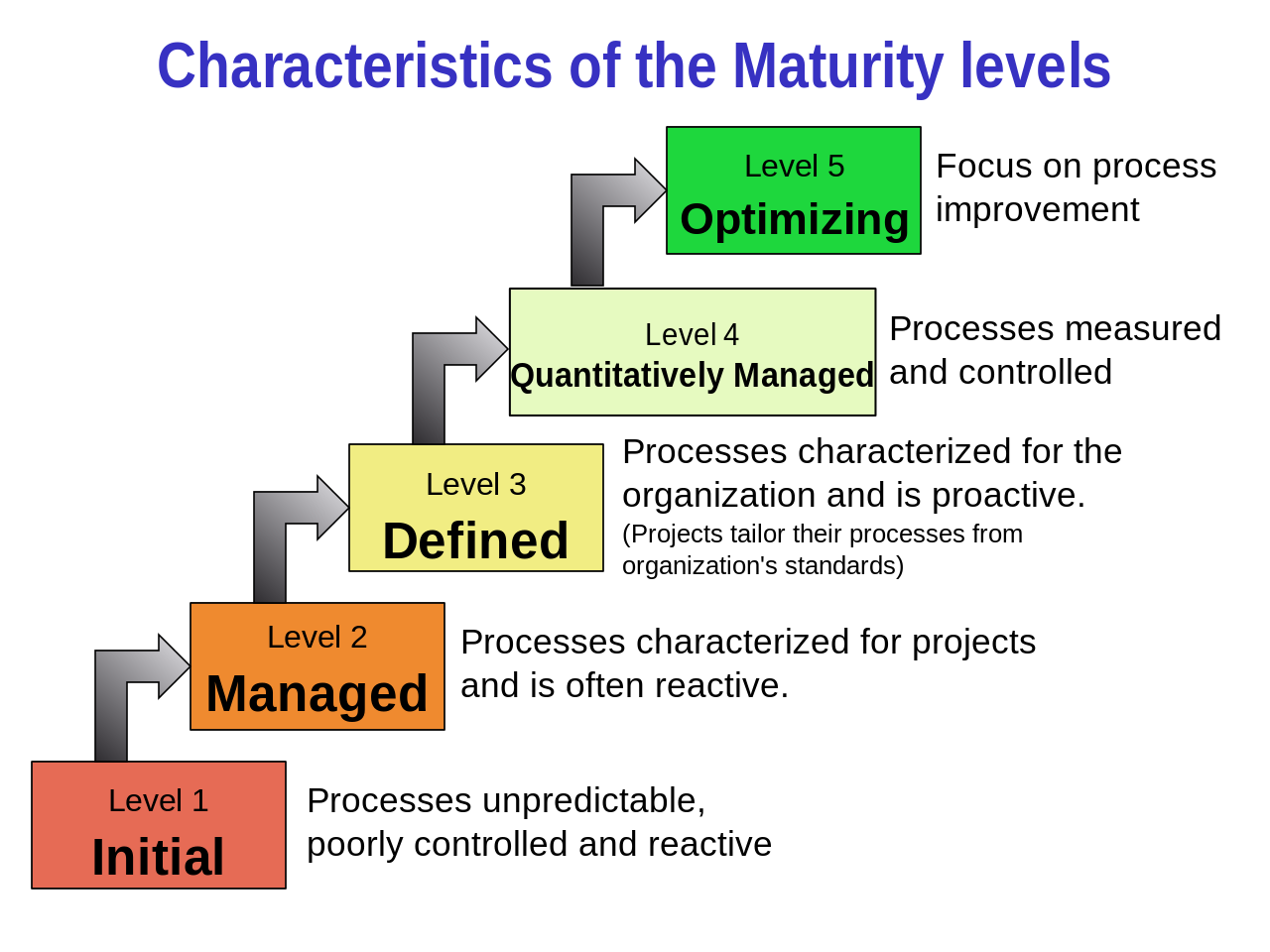 CMM Levels